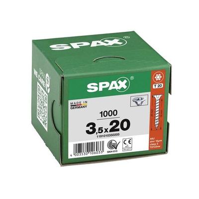 SPAX Universalschrauben T20 Senkkopf WIROX 3,5 x 20 mm 1000 St.