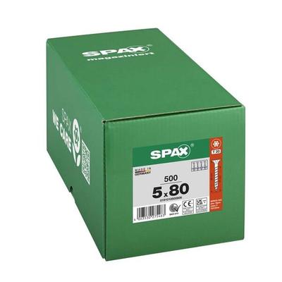 SPAX Universalschrauben T20 Senkkopf WIROX 5 x 80 mm 200 St. Image
