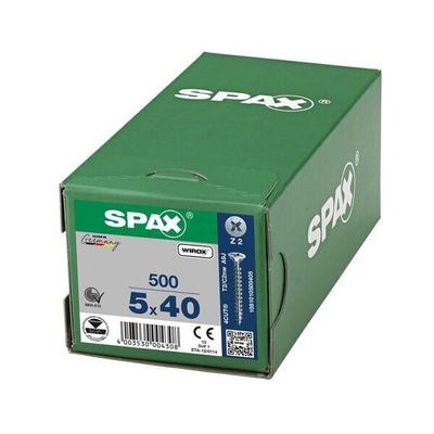 SPAX Universalschrauben Z2 Senkkopf WIROX 5 x 40 mm 500 St. Image