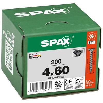 SPAX Universalschrauben T20 Senkkopf BLAX 4 x 60 mm 200 St.