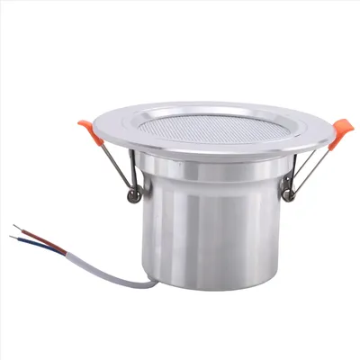 8Ohm 10W Bathroom Ceiling Speaker Background Music System Moisture-Proof Aluminum Can Fashion