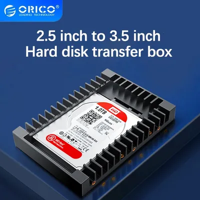 ORICO Hard Drive Caddy 2.5 to 3.5 Support SATA 3.0 To USB 3.0 6Gbps Support 7 / 9.5 /12.5mm 2.5 inch
