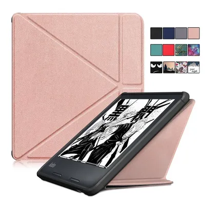 For Kobo Sage Case 8 inch Multi-angle Folding PU Leather Stand Ereader Cover For Funda Kobo Sage