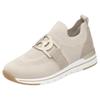 Slip-On Sneaker REMONTE, Damen, Gr. 40, beige (hellbeige), Textil, Lederimitat, unifarben, sportlich, Schuhe, Freizeitschuh, Halbschuh, Slipper mit Gummizug am Schaftrand