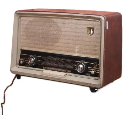 Antik, Vakuum röhre FM, Katzenauge, Radio, funktional Image