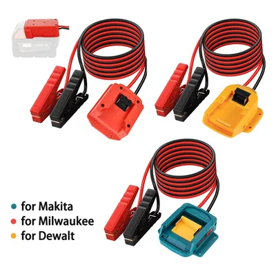 Car Battery Igniter Automotive Emergency Power Kits 12AWG Cable Jumper Starter Jump Kit Power Tool Line Milwaukee Dewalt Makita