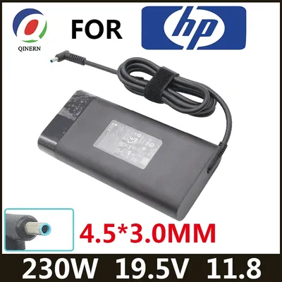 230W 19.5V 11.8A 4.5*3.0MM Laptop Power Adapter For HP Omen 15 16 17 TPN-Q2 Transcend Victus 16 Book Fury 16 G8 G9 G10 Charger