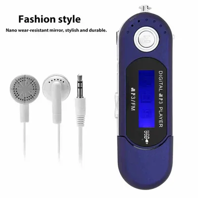 USB MP3 Digital Music Player Portable Music Player Fine Workmanship with LCD Screen MP3 Music