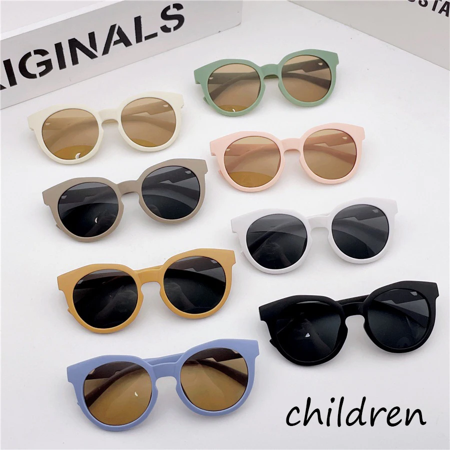 2025 Modische Kinder-Sonnenbrille, Einfache Brille, Konkaves Design für Jungen und Mädchen, UV-Beständig Image