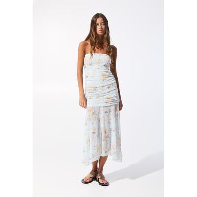Floral Pattern Midi Dress