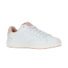 Sneaker K-SWISS "LOZAN KLUB LTH", Gr. 39, weiß, cameo rose, snow weiß, Leder, sportlich, Schuhe
