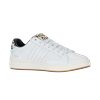 Sneaker K-SWISS "LOZAN KLUB LTH", Gr. 42, weiß, leopard, snow weiß, Leder, sportlich, Schuhe