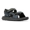 Outdoorsandale COLUMBIA "KONOS™ HIKER 3-STRAP", Gr. 48, graphite, schwarz, Synthetik, Schuhe