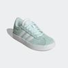 Sneaker ADIDAS SPORTSWEAR "VL COURT 3.0 KIDS", Gr. 34, halo mint, cloud weiß, core schwarz, Leder, Synthetik, sportlich, Schuhe, inspiriert vom Design des adidas samba