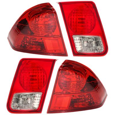 Replacement Tail Light OE Replacement, Driver & Passenger Side, Inner Outer, 1-year unlimited-mileage warranty SET-REPH730323-4
