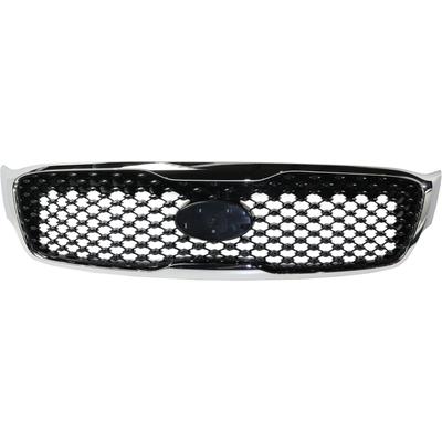 Replacement Grille Assembly Plastic Chrome Shell with Black Insert Grille, 1-year unlimited-mileage warranty RK07010002Q