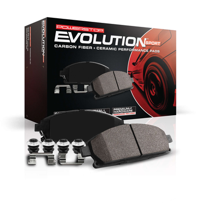 Powerstop Brake Pad Set Z23 Evolution Sport Series, Front, 90-day / 3000-mile limited warranty Z23-1385