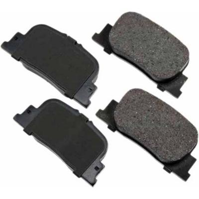 Akebono Brake Pad Set ProACT Series, Rear, limited warranty ACT835