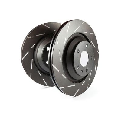 EBC Brake Disc USR Sport Slotted, Front, 12-month or 10,000-mile limited warranty excluding wear & tear race use USR7707