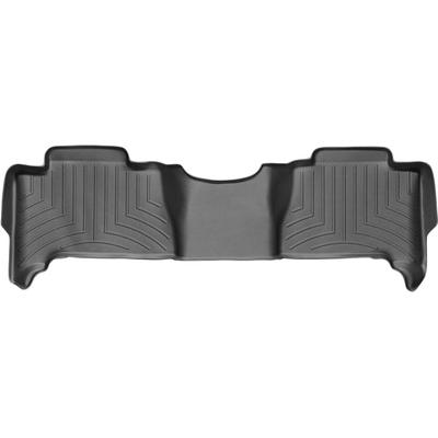 Weathertech Floor Mats Made of Rubberized Thermoplastic Polyolefins Black Molded Liner FloorLiner Series, Second Row, 442352