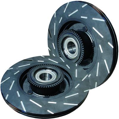 EBC Brake Disc USR Sport Slotted, Front, 12-month or 10,000-mile limited warranty excluding wear & tear race use USR7471