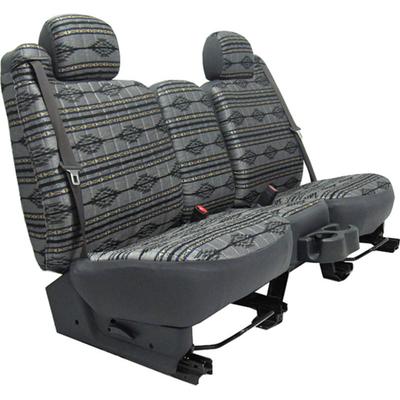 Seat Designs Cover Made of Tweed Gray Southwest Sierra Series, Front Row, 1-year limited warranty K020-R3-1SGY