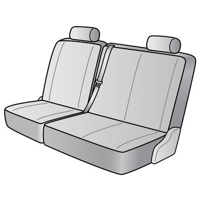 Seat Designs Cover Made of Tweed Charcoal Duramax Series, Second Row, 1-year limited warranty K335-06-2TCH