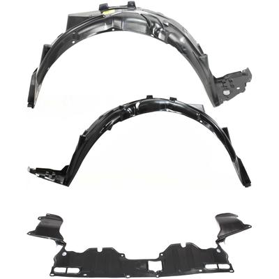 Replacement Fender Liner, Front, Driver & Passenger Side, 1-year unlimited-mileage warranty KIT-122018-18