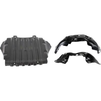 Replacement Fender Liner, Front, Driver & Passenger Side, 1-year unlimited-mileage warranty KIT-021419-04