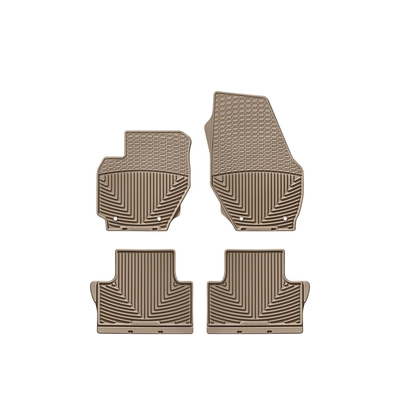 Weathertech Rubber Floor Kit Thermoplastic Tan, Front & Rear, Lifetime limited warranty WTVT169170