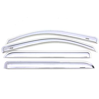 Ventshade Window Visor Acrylic Chrome External Tape Mount Type Original Ventvisor Series, Lifetime limited warranty 684382