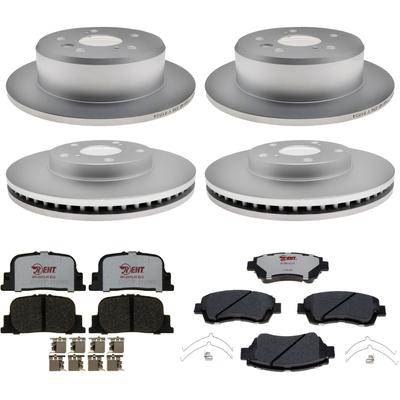 Raybestos Brake Disc & Pad Kit Element3 EHT Series, Front Rear, limited warranty KIT-210513-1343