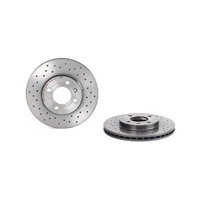 Brembo Brake Disc Xtra Series, Front, 2-year limited warranty 09.5166.1X