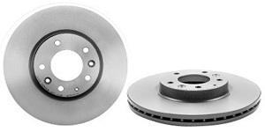 Brembo Brake Disc Premium UV Coated Series, Front, Driver or Passenger Side, 2-year limited warranty 09. B543.11