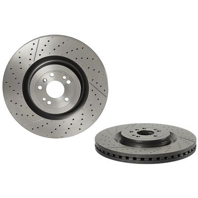 Brembo Brake Disc Premium UV Coated Series, Front, Driver or Passenger Side, 2-year limited warranty 09. B805.11