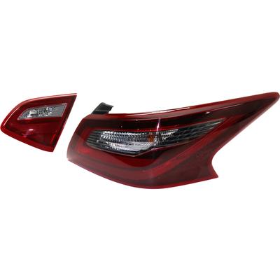 Replacement Tail Light OE Replacement, Passenger Side, Inner & Outer, 1-year unlimited-mileage warranty SET-RN73010005-B