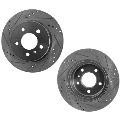 SureStop Brake Disc Pro-Line Series, Front, Driver & Passenger Side, 3-year or 36,000-mile limited warranty SETSTPB27110047DRS2