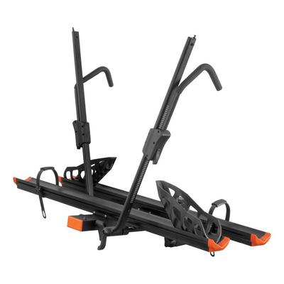 Curt Bike Rack Aluminum Carbide Black Powder Coat Hitch mount, Lifetime limited warranty 18088