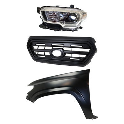 Replacement Headlight OE Replacement, Driver Side, 1-year unlimited-mileage warranty KIT-031323-25602