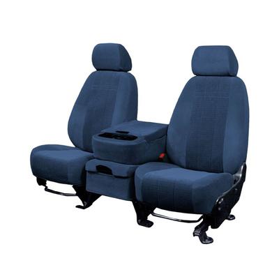 CalTrend Seat Cover Made of Polyester Blue O. E. Velour Series, Front Row, 2-year Caltrend limited warranty CV122-04RR