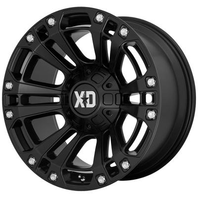 XD Wheel Aluminum Satin Black, Lifetime Limited Warranty on Structure; 1 Year Finish XD85121080718N