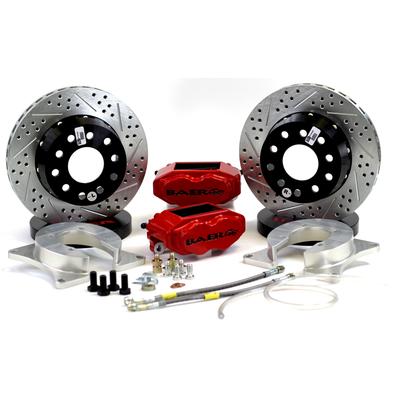Baer Brakes Big Brake Kit Red Powdercoat Caliper SS4 Series, Rear, 1 Year Limited Warranty 4012000R