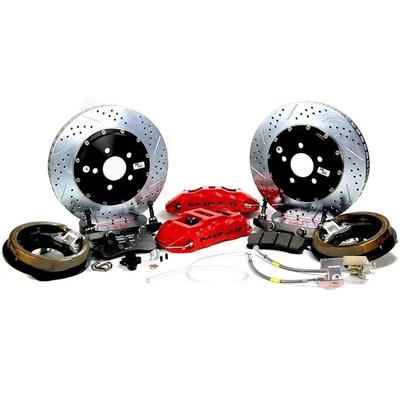 Baer Brakes Big Brake Kit Red Powdercoat Caliper Extreme Series, Rear, 1 Year Limited Warranty 4302472R