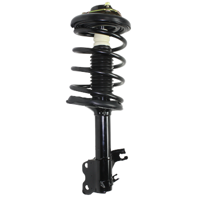 JC Whitney Shock Absorber & Strut Assembly Black Fully Loaded Strut, Front, Driver Side, 1-year unlimited-mileage warranty JI280508