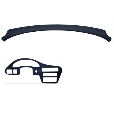 Coverlay Dash Cover ABS Thermoplastic Dark Blue Molded; Overlay Over Factory Vacu Molded Series, KIT-061224-DC121
