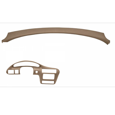Coverlay Dash Cover ABS Thermoplastic Light Brown Molded; Overlay Over Factory Vacu Molded Series, KIT-061224-DC141