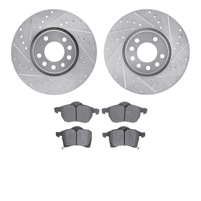 R1 Concepts Brake Disc & Pad Kit eLINE Silver Rotors with Ceramic Pads Series, Front, 1 Year Limited Warranty WGWN1-74027