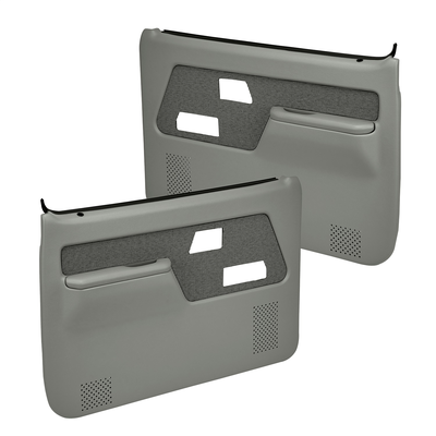 Coverlay Door Trim Panel Medium Gray Replacement Series, Front, Driver & Passenger Side, Lifetime limited warranty 12-55F-MGR