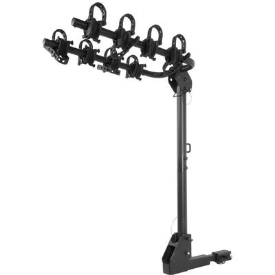 Curt Bike Rack Steel Powdercoated Black Hitch mount Extendable Series, Lifetime limited warranty with 1-year on finish 18030