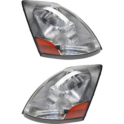 Replacement Headlight OE Replacement, Driver & Passenger Side, 1-year unlimited-mileage warranty SET-REPV100307HD